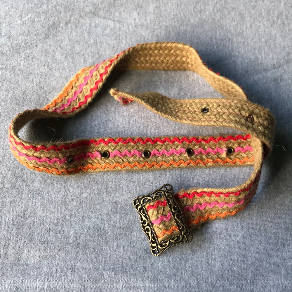 Vintage Brass Rainbow Belt